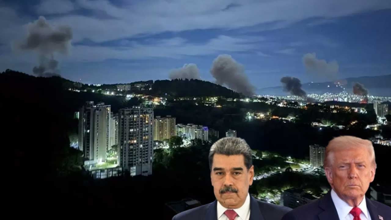 Trump'ın tehdit ettiği Venezuela'da çok sayıda patlama