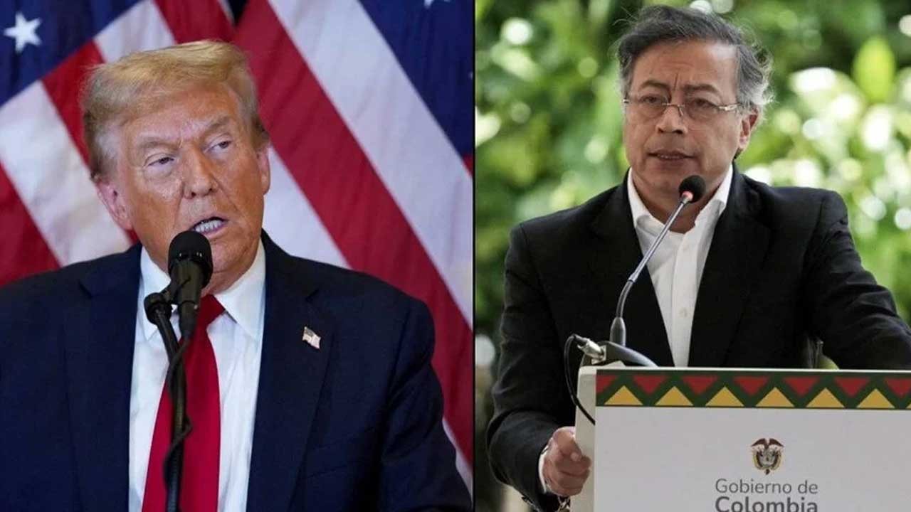 ABD Başkanı Trump, Kolombiya Cumhurbaşkanı Petro'ya sert sözlerle yüklendi! Ödemeler askıya alındı