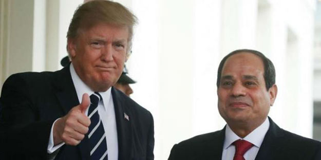 ABD Başkanı Trump, kuklası Sisi ile görüşecek
