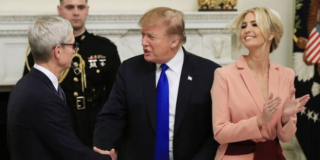 ABD Başkanı Trump, yine alay konusu oldu! Apple CEO'su Tim Cock'a, 'Tim Apple' dedi