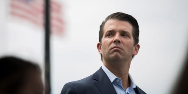 ABD Başkanı Trump'ın oğlundan skandal paylaşım