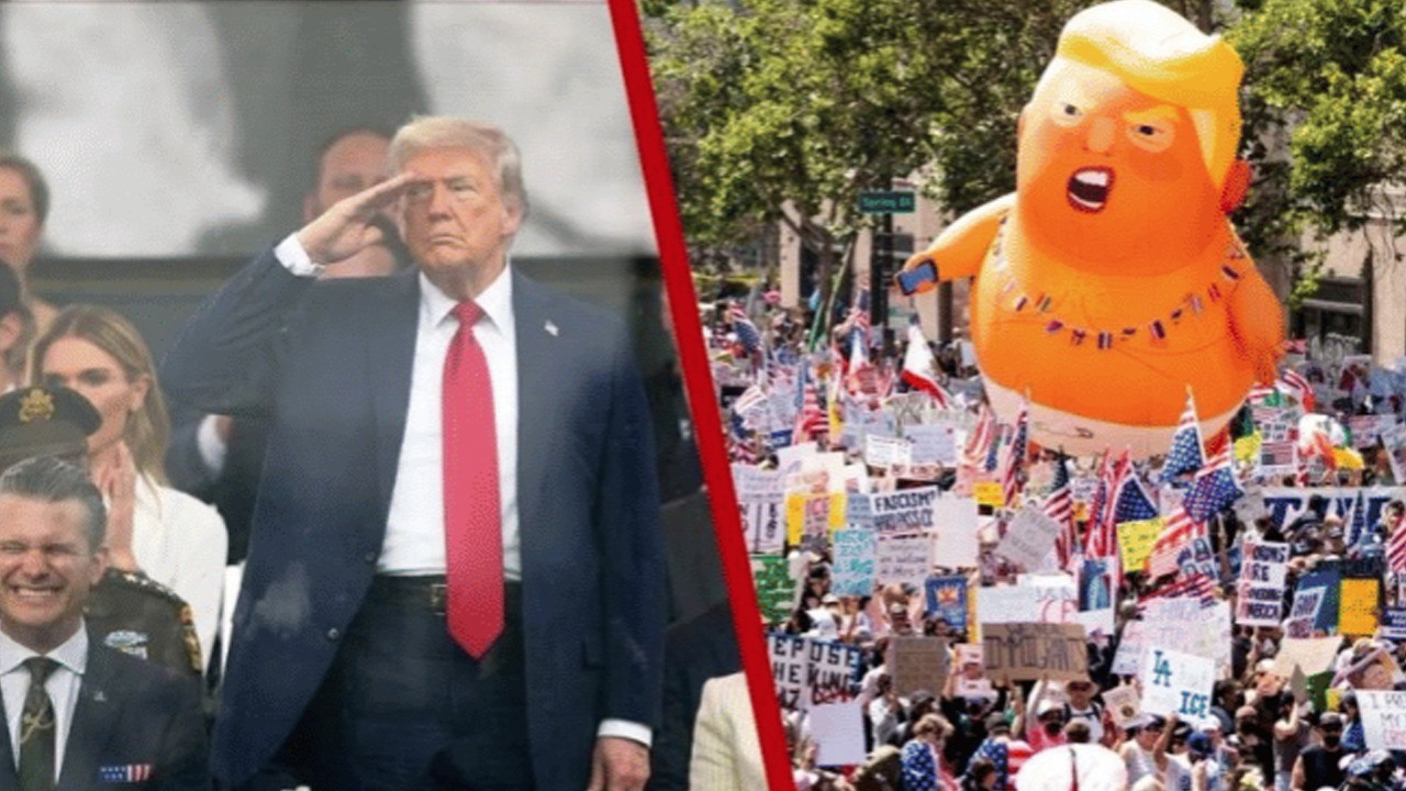 ABD başkanı Trump'la halk karşı karşıya: Büyük askeri geçit