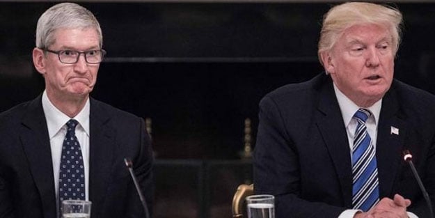 ABD Başkanı Trump'tan Apple'a darbe!