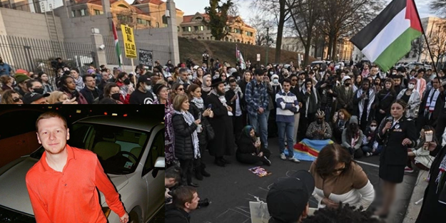 ABD bataklığının yüz akı Gönüldaş Aaron Bushnell büyükelçilik önünde anıldı