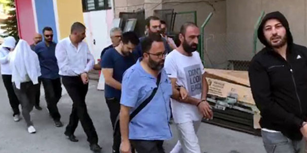 Büyükelçilik'e saldıranlar adliyeye sevk edildi