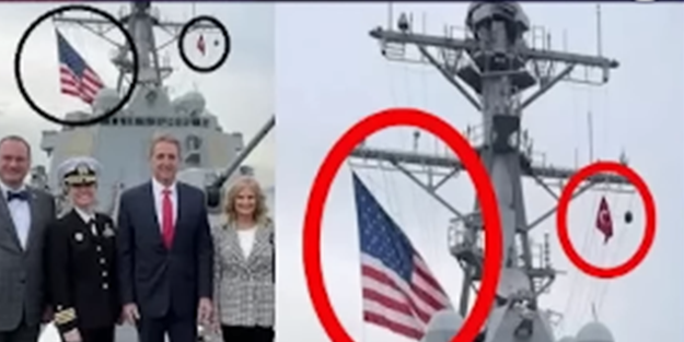ABD gemisindeki bayrakla ilgili 'yok artık' dedirten detayı açıkladı: Ölçüsü 4'e 6 yani...