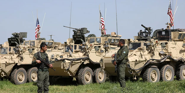 ABD güçlerinden, Fırat nehrinin kıyısına PKK/YPG'li terörist yığınağı