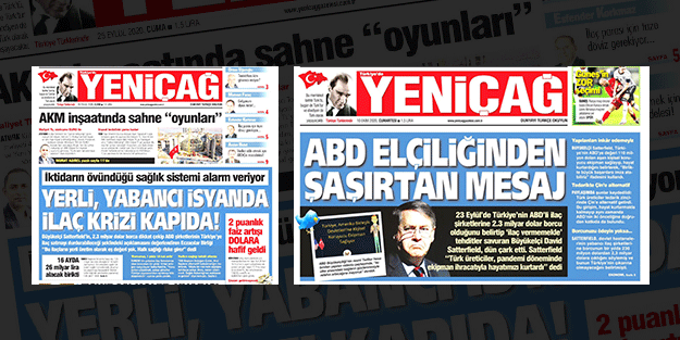 ABD ile birlikte İYİ Parti'nin Yeniçağ'ı da çark etti!