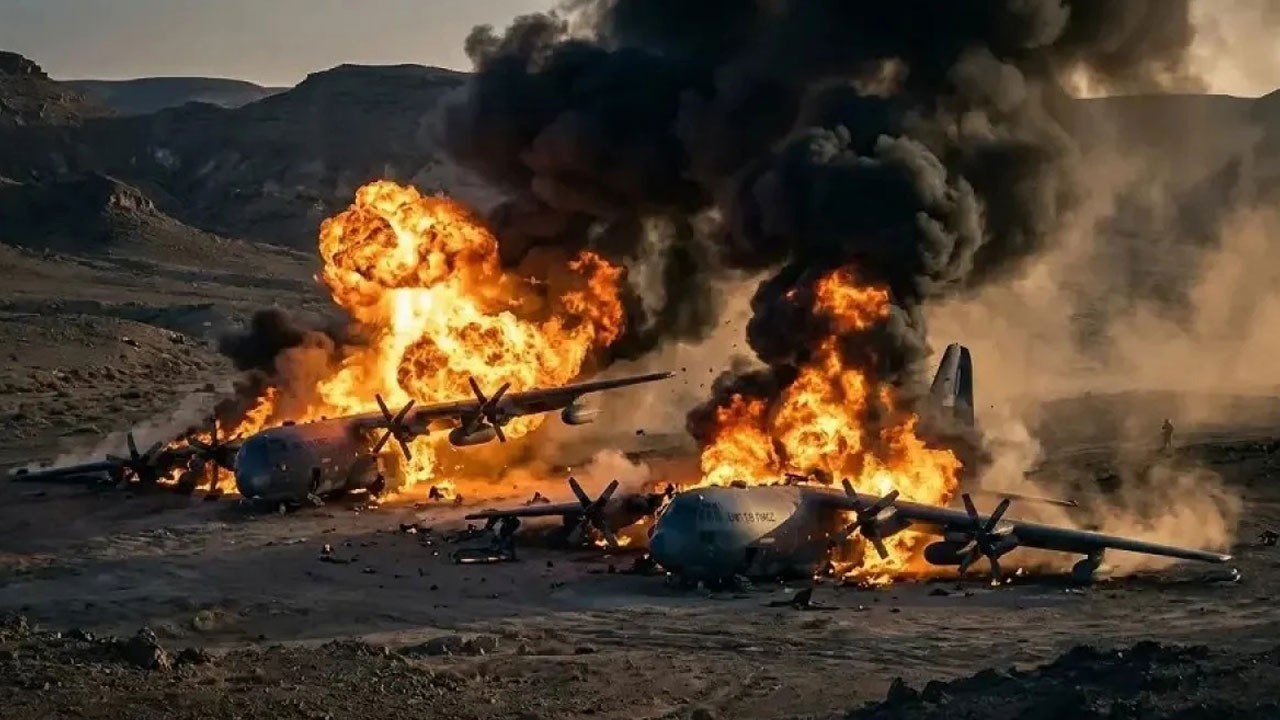 ABD ‘imha ettik’ demişti, İran yalanladı: 2 Blackhawk helikopteri ile C-130 uçağını biz düşürdük