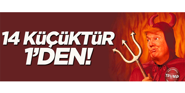 ABD işte budur: 14 küçüktür 1’den!