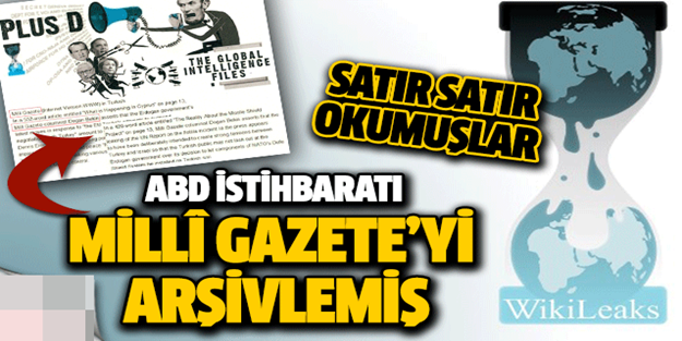 ABD istihbaratı Millî Gazete’yi satır satır arşivlemiş