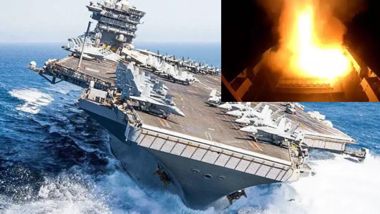 ABD Kızıldeniz’de neye uğradığını şaşırdı: ABD uçak gemisi ve ona bağlı gemiler vuruldu