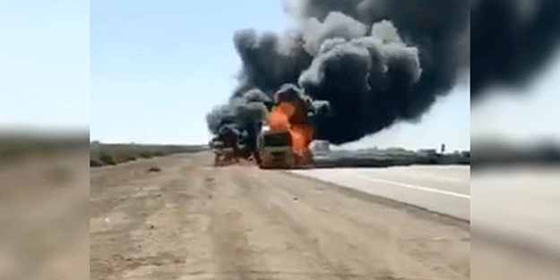 ABD konvoyunu vurdular!