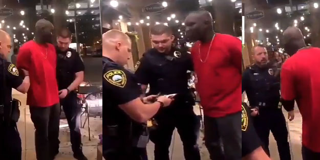 ABD polisinin siyahi diye kelepçe vurduğu kişi FBI ajanı çıktı!