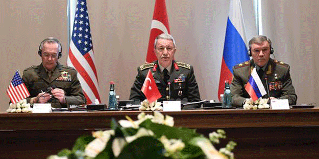 ABD, Rus ve Türk Genelkurmay Başkanları Antalya'da