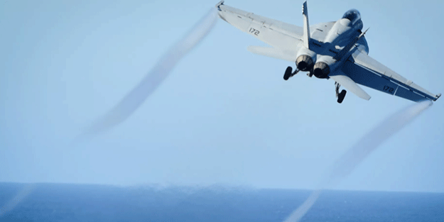 ABD savaş uçağı çakıldı