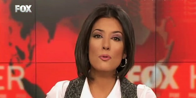 FOX'un spikerinden tuhaf tepki!