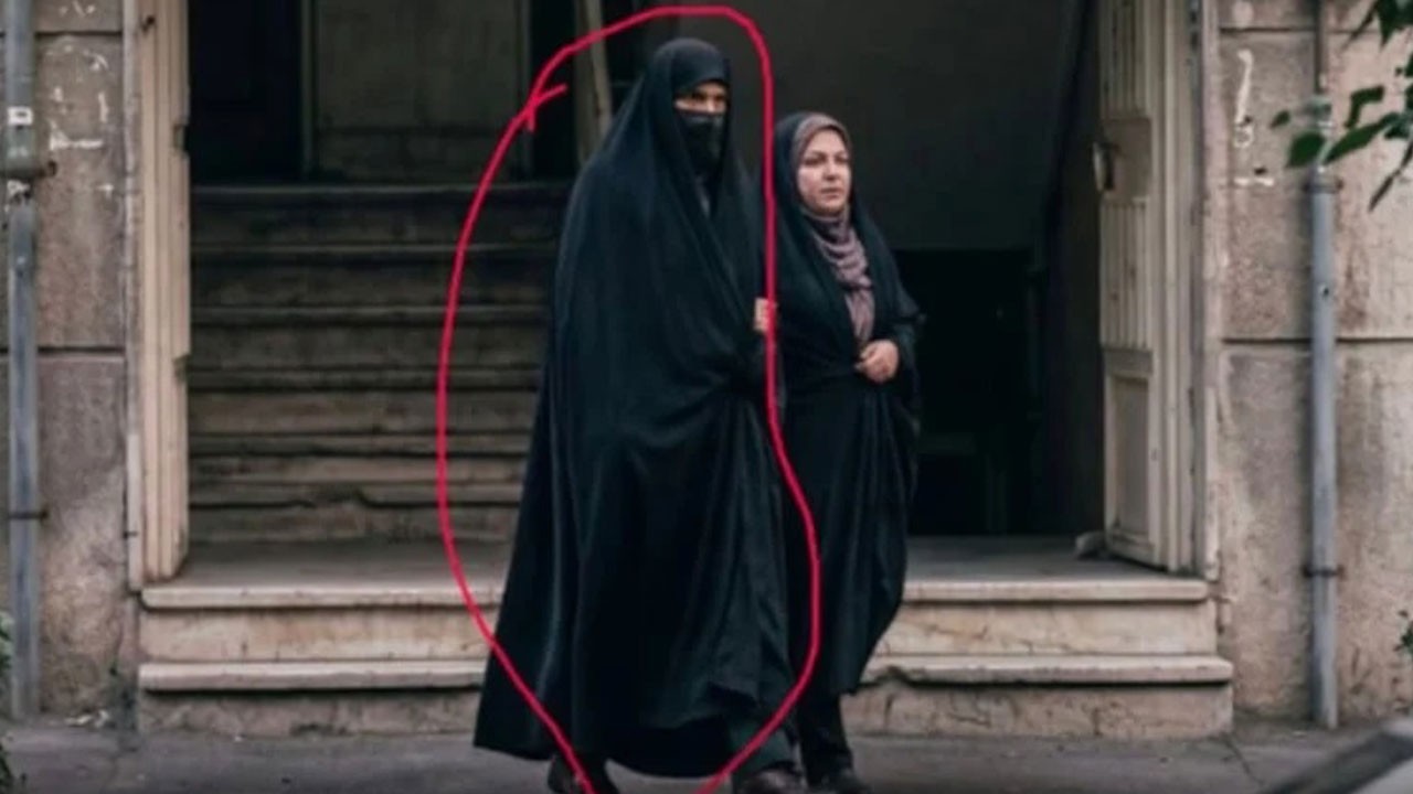 ABD ve İsrail'in çarşaf iftirası ellerinde patladı: Kadın kılığındaki İranlılar sahte çıktı!