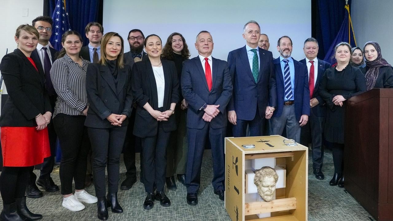 ABD’de 41 tarihi eser Türkiye’ye iade edildi