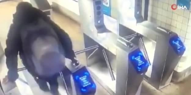 ABD’de akılalmaz ölüm! Metro turnikesinden atlamaya çalışırken canından oldu