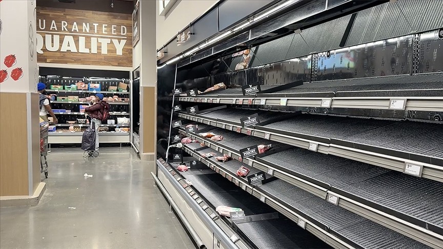 ABD'de alarm! Raflar boşaltıldı