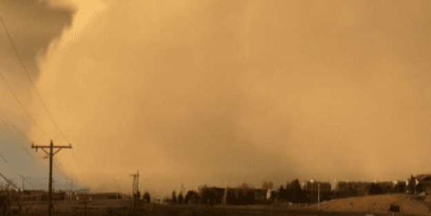 ABD'de felaket üstüne felaket! Şimdi de toz fırtınası vurdu