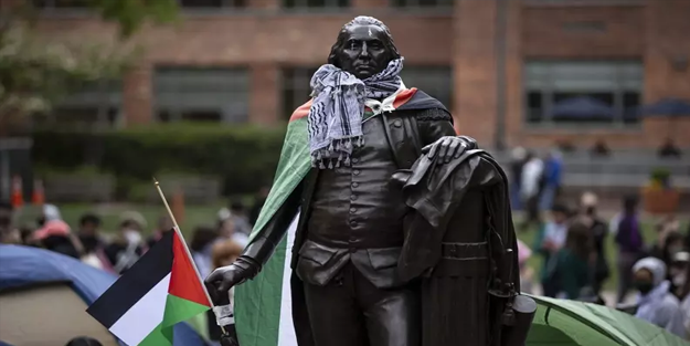 ABD'de Gazze gösterileri: Öğrenciler açlık grevi başlattı!