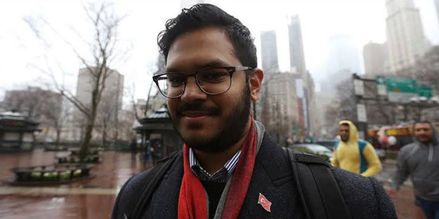 ABD’de iki yabancının Türkiye sevgisi! Türk bayrağı dolardan daha değerli