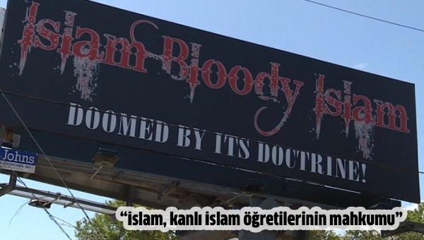 ABD’de İslam karşıtı afiş tepki çekti