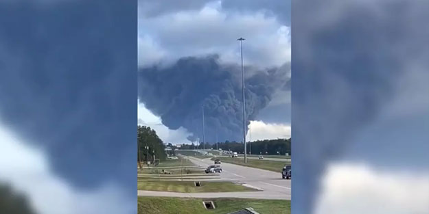 ABD'de korkunç patlama! Halk sığınaklara akın etti