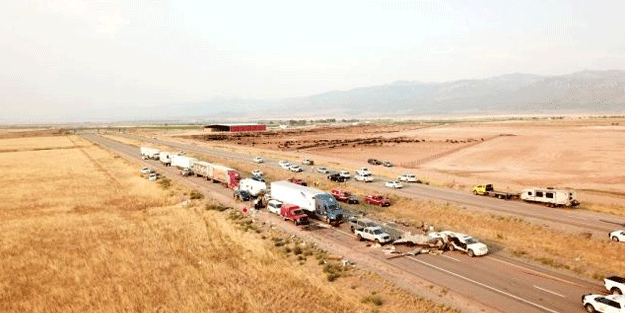 ABD'de kum fırtınası etkili oldu! Ölüler var