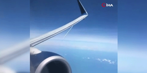 ABD’de nadir görülen olay! Uçaktayken roketin fırlatıldığı ana rastladılar