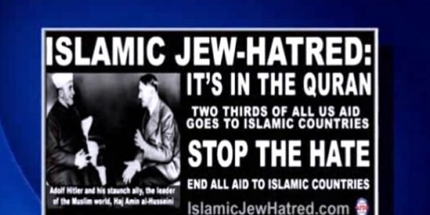 Pensilvanya'da İslam karşıtı afiş!