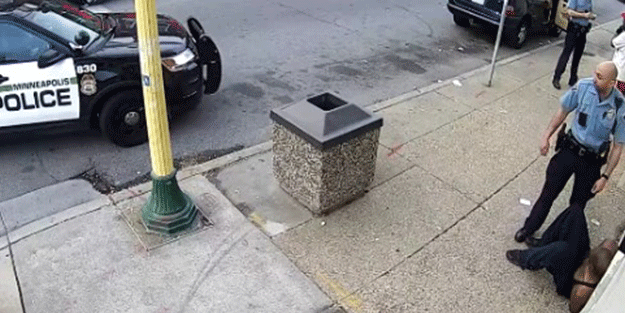 ABD'de polisin öldürdüğü George Floyd'un yeni görüntüleri ortaya çıktı