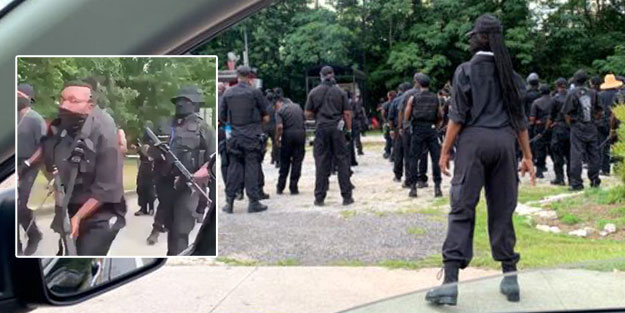 ABD’de savaş kapıda! Sokağa inen silahlı gruptan açık çağrı