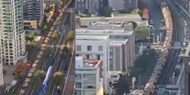 ABD'de şehirlere tank sevkiyatı!