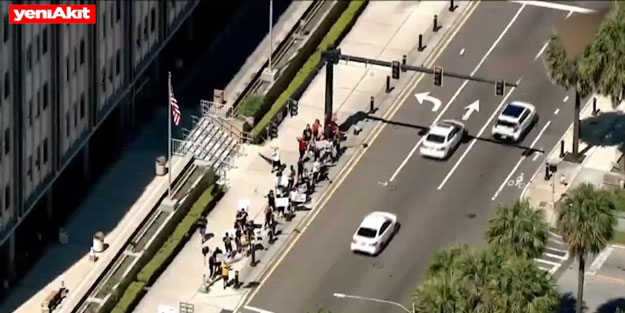 ABD'de 'spor salonları açılsın' eylemi