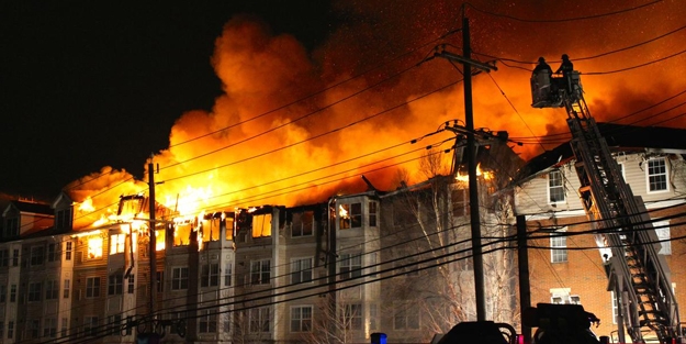 ABD'de Türk diplomatların kaldığı sitede yangın