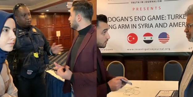 ABD'de Türkiye'ye karşı kara propaganda! FETÖ işbirlikçilerinden AA ekibine engel!
