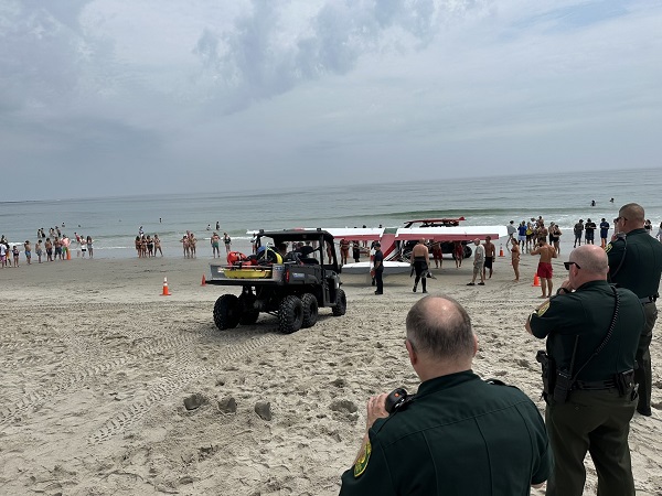 ABD'de uçak denize böyle çakıldı