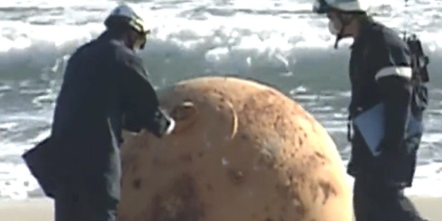 ABD'de vurup düşürülmüştü, cismin henüz gizemi çözülmedi! Japonlarda buldu! Gelen UFO mu?