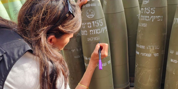 ABD'den büyük alçaklık! Top mermisine 