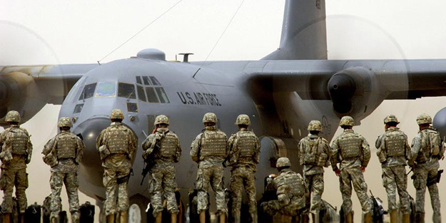 DAEŞ mevzilerine indirme operasyonu