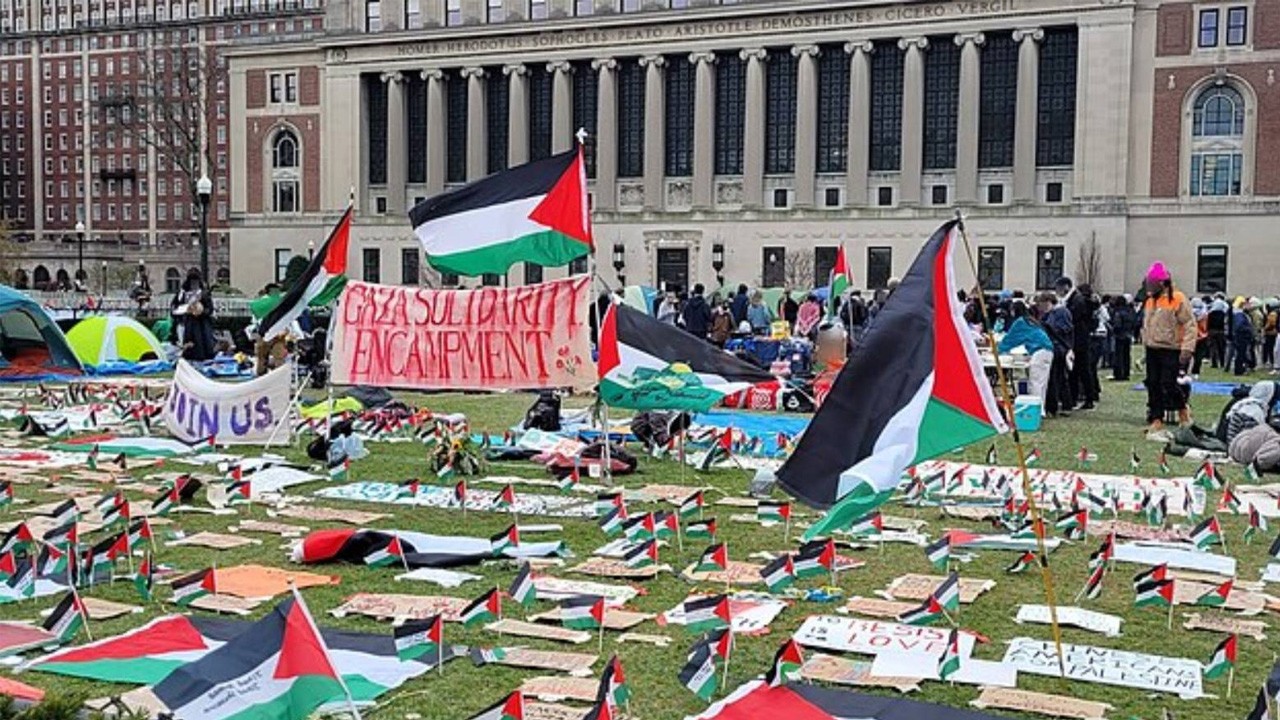ABD’den Filistin destekçi için skandal karar! Dünyaya demokrasi dersi verenlere bakın