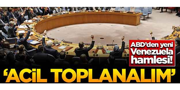 ABD'den küstah Venezuela hamlesi!
