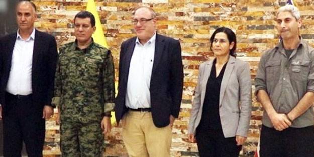 ABD’den teröristbaşı Mazlum Kobani'ye üst düzey ziyaret