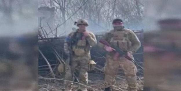 ABD'li askerler Ukrayna'da cephede görüntülendi