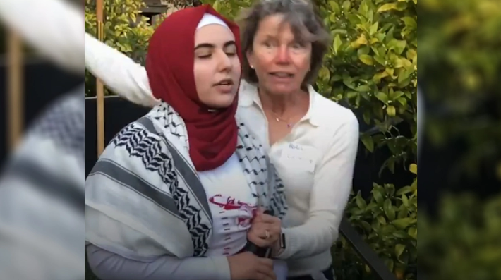 ABD’li Kokona! Filistinli üniversite öğrencisini böyle susturdu