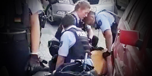 ABD'li polislerden aşağı kalmadılar! Türk aileye 'Floyd' şiddeti