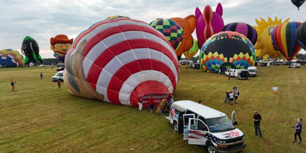 ABD'nin en büyük sıcak hava balonu festivali New Jersey'de başladı